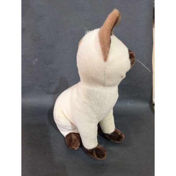 Sugarloaf Creations Siamese kitty Cat Plush stuffed animal Toy 3+ Realistic 7" - Picture 3 of 8